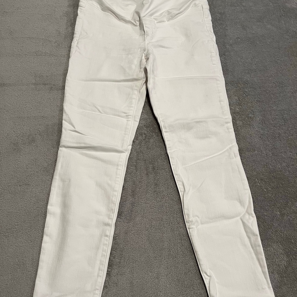 EUC Size 28 J. Crew Factory Maternity White Jeans